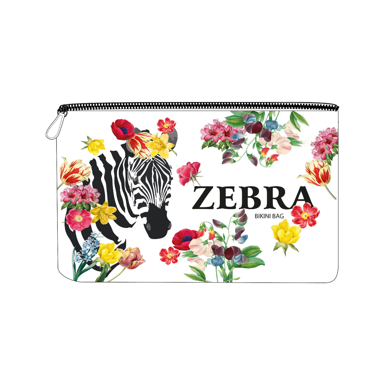 Nitzsche Accessoires Bikinibag mit buntem Zebra-Muster Outlet