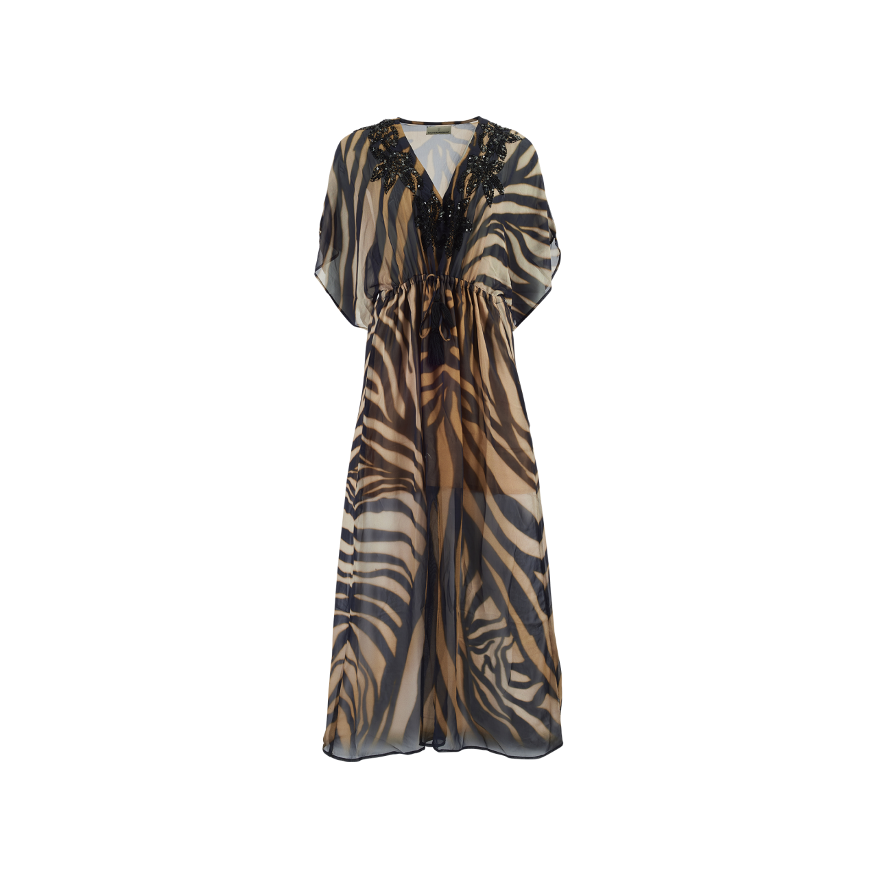 Nitzsche Accessoires Leichtes Strandkleid mit Paillettenverzierung am Ausschnitt Fabrik Onlineshop