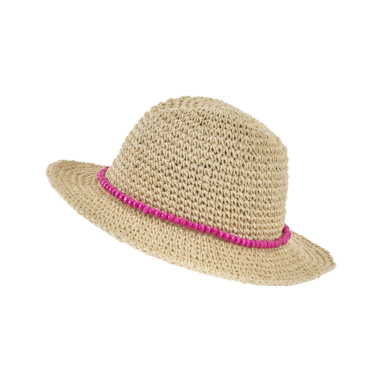 Nitzsche Accessoires Strohhut für Damen mit stylischer Kettenverzierung und Innenband Vatertagsangebot