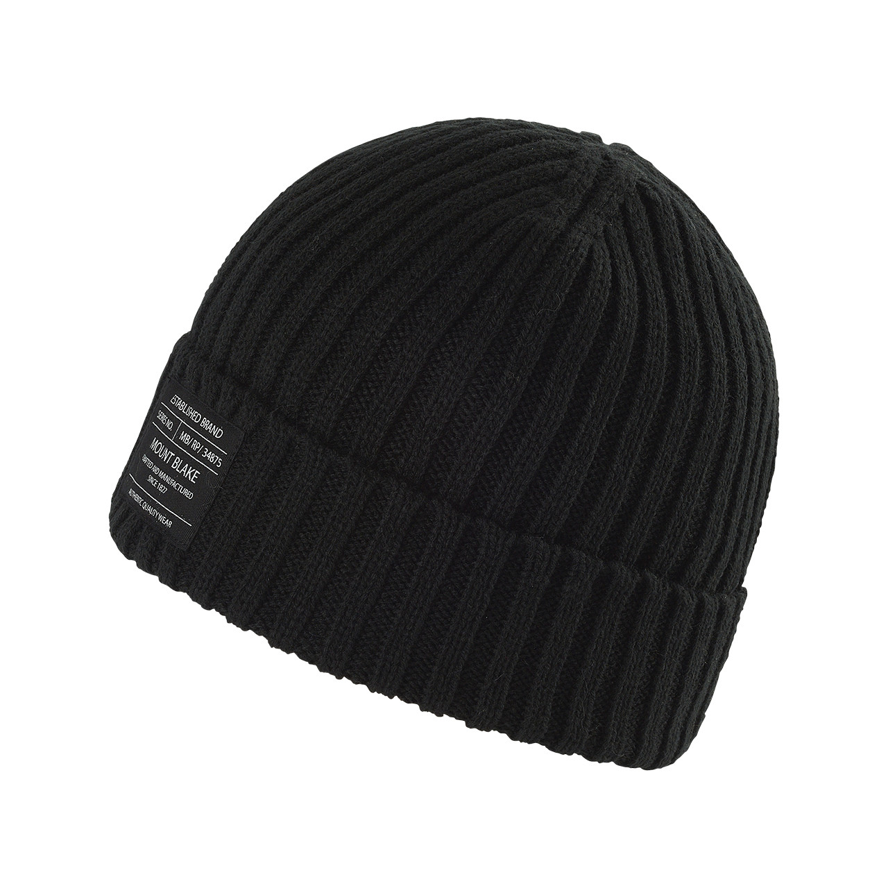 Nitzsche Accessoires Lässige Herren Strickmütze mit NF Label Nur für heute