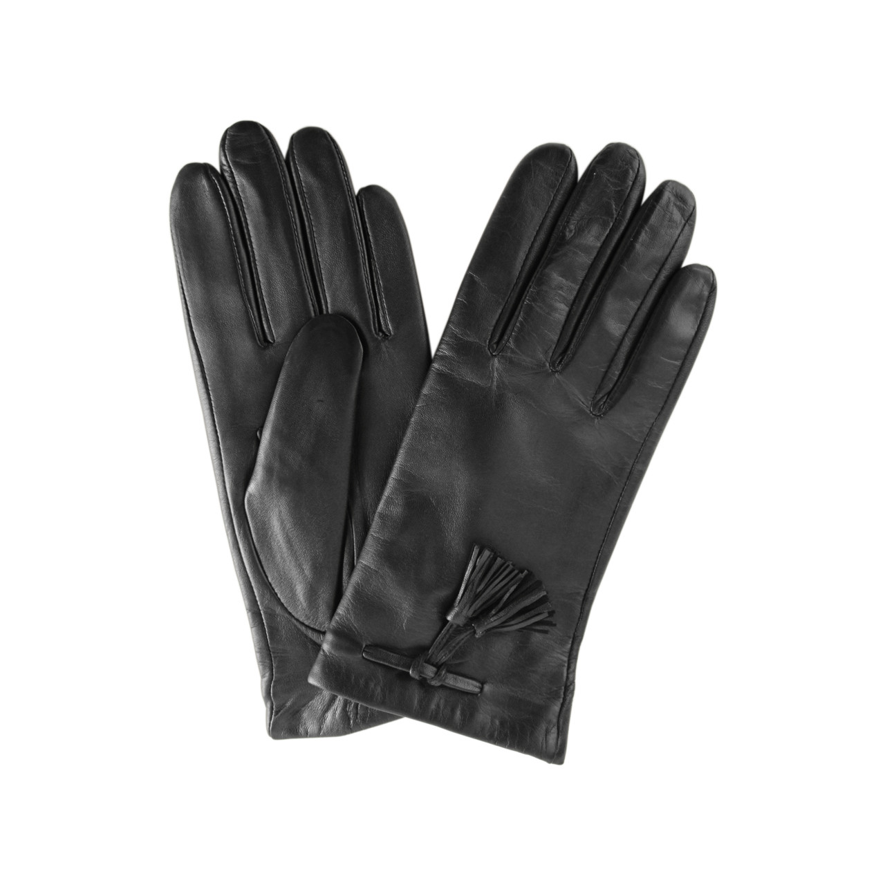 Nitzsche Accessoires Glattleder Handschuh mit Fleecefutter für Damen Großer Ausverkauf