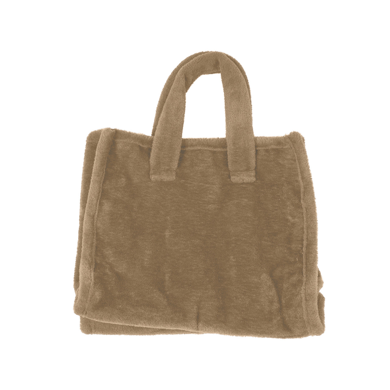 Nitzsche Accessoires Einfarbige Tasche aus Kunstfell Vatertagsangebot