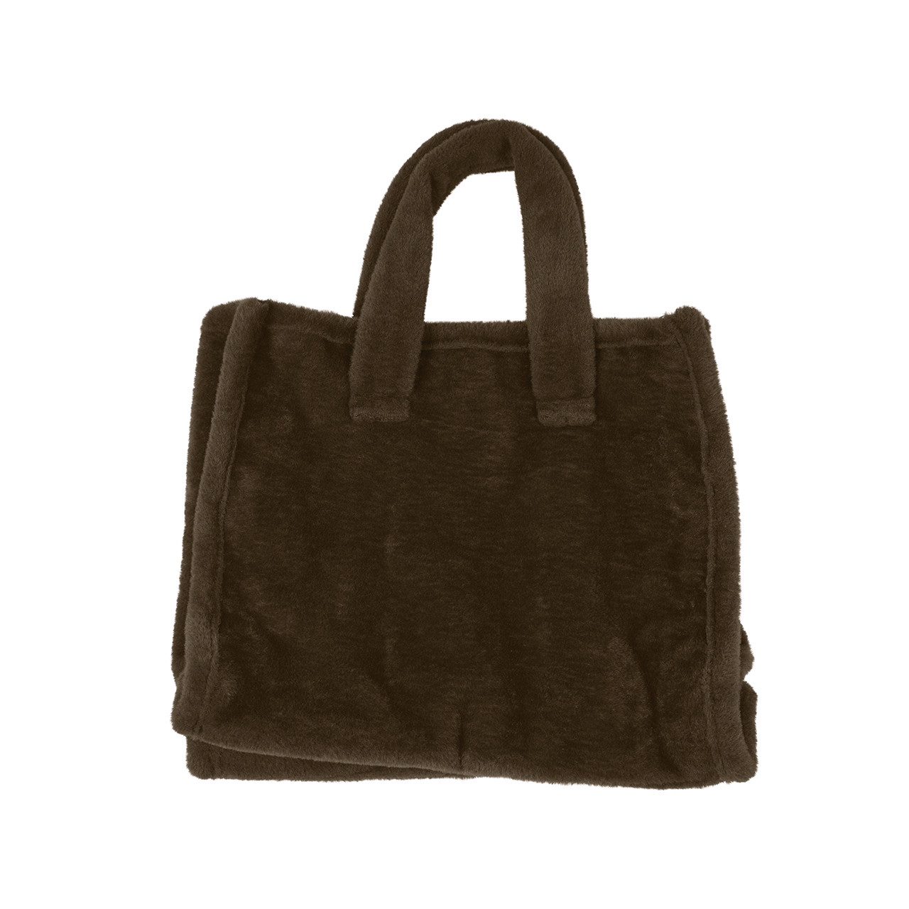 Nitzsche Accessoires Einfarbige Tasche aus Kunstfell Vatertagsangebot