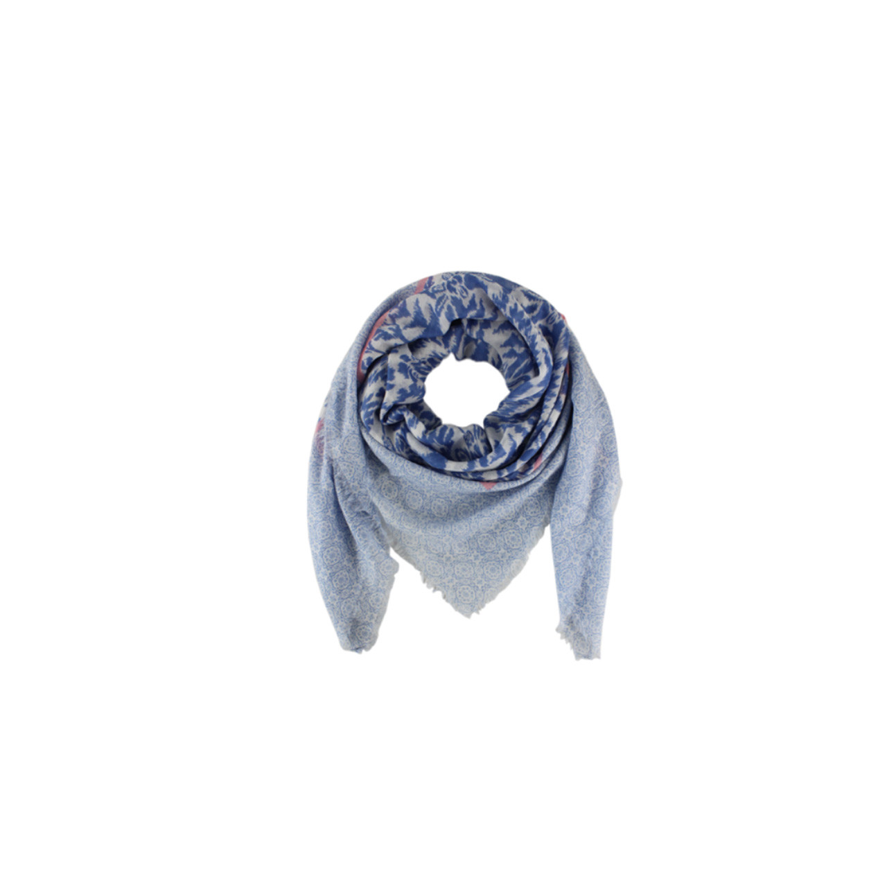 Nitzsche Accessoires Gemustertes, blaues Damen Tuch Verkauf