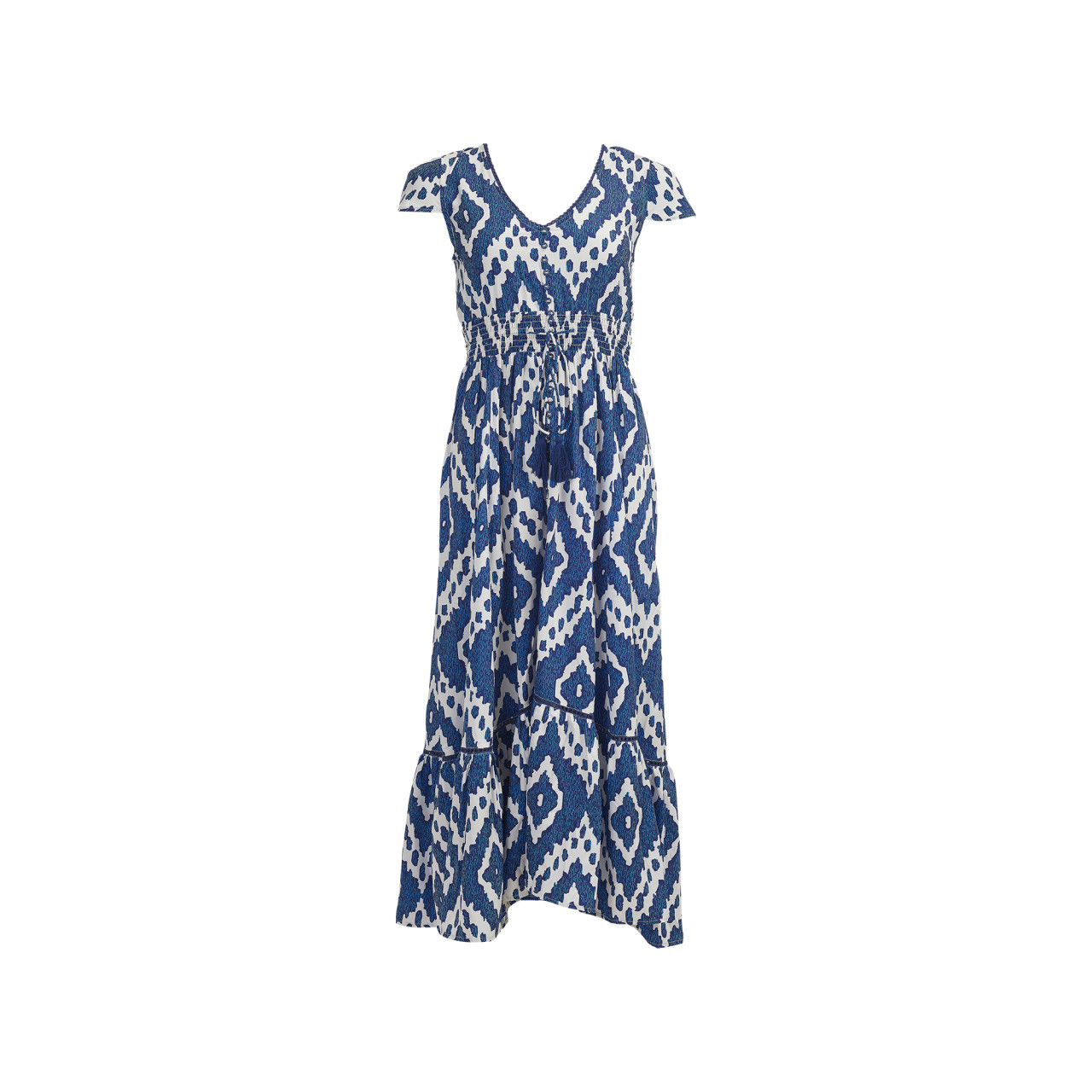 Nitzsche Accessoires Luftiges Maxi-Strandkleid mit Gummizug Meist gekauft