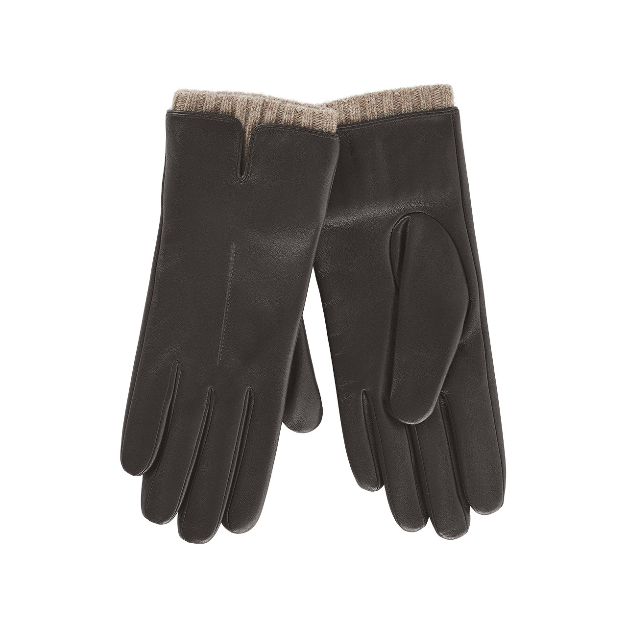 Nitzsche Accessoires Smartphone Glattleder Handschuh für Damen mit Stulpe Kostenlose Rückgabe