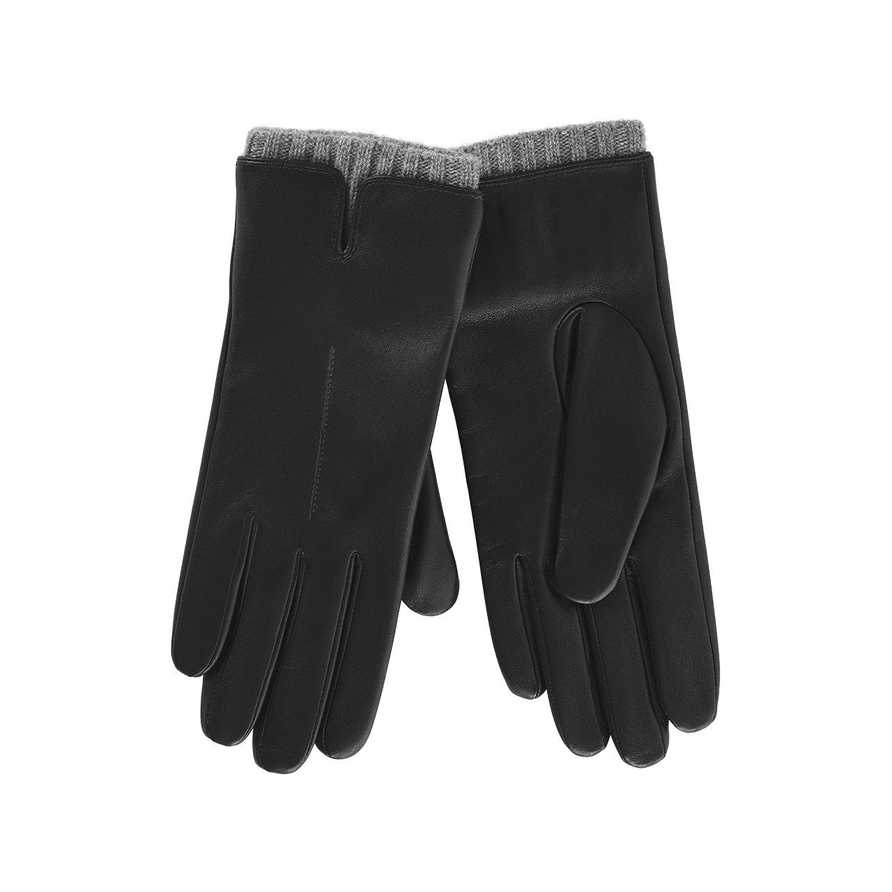 Nitzsche Accessoires Smartphone Glattleder Handschuh für Damen mit Stulpe Kostenlose Rückgabe