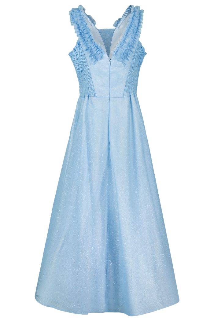 Prestije Kinderkleid aus Glitzertüll mit Trägern Nur noch ein Tag übrig