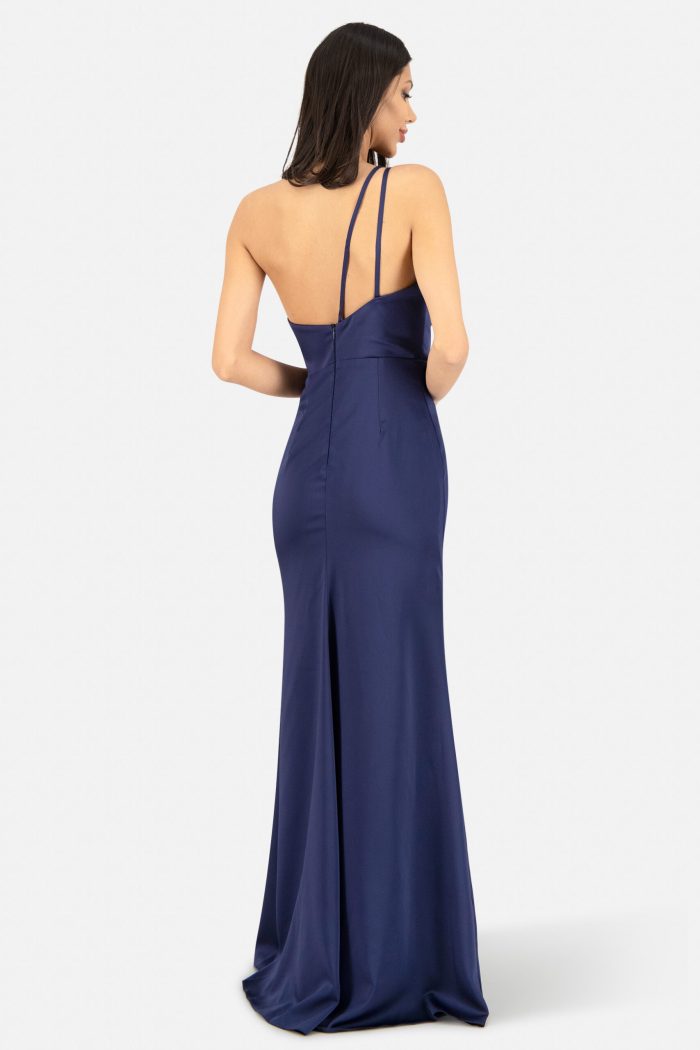 Prestije Maxikleid Satin asymmetrisch Günstiger Verkauf