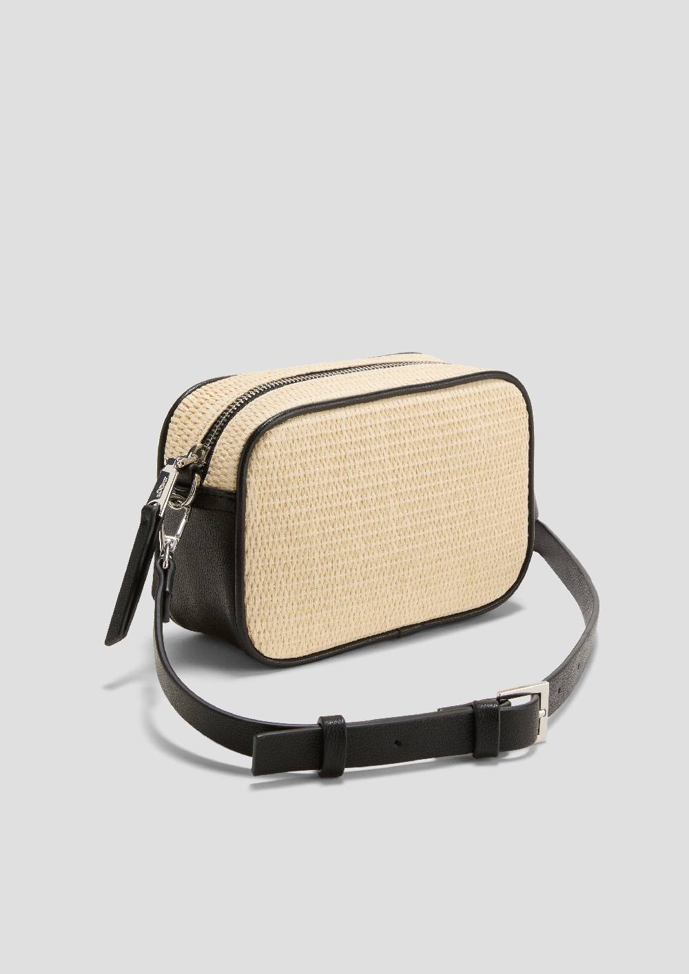 s.Oliver Schultertasche in Bast-Optik Rabatte dieses Monats