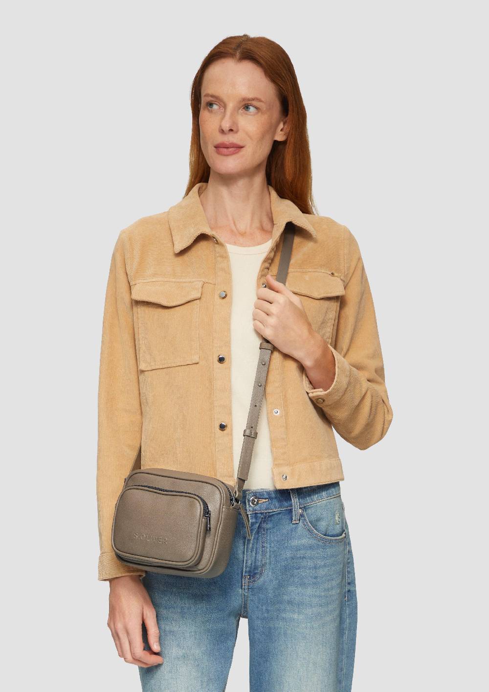 s.Oliver Große Camera-Bag in Leder-Optik Blitzverkäufe