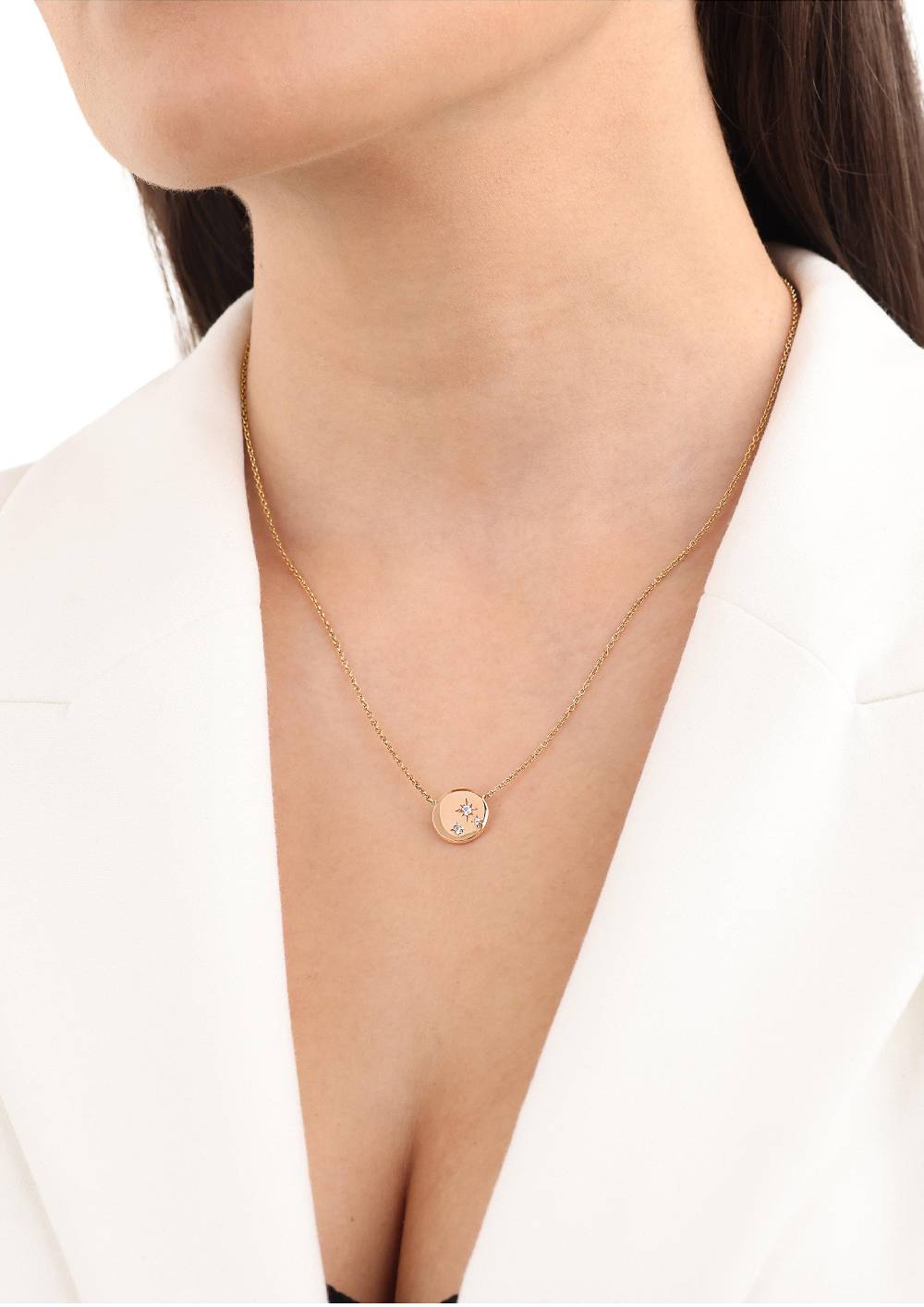 s.Oliver Silber-Halskette mit Zirkonia-Anhänger Flash Sale