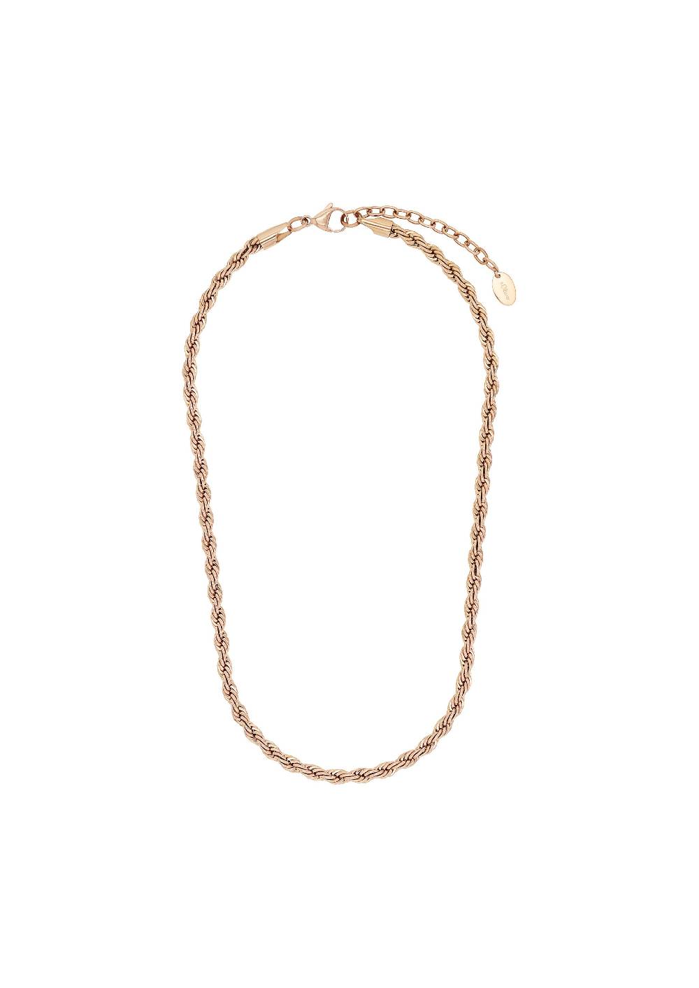 s.Oliver Edelstahlkette mit Panzergliederung Online Shopping