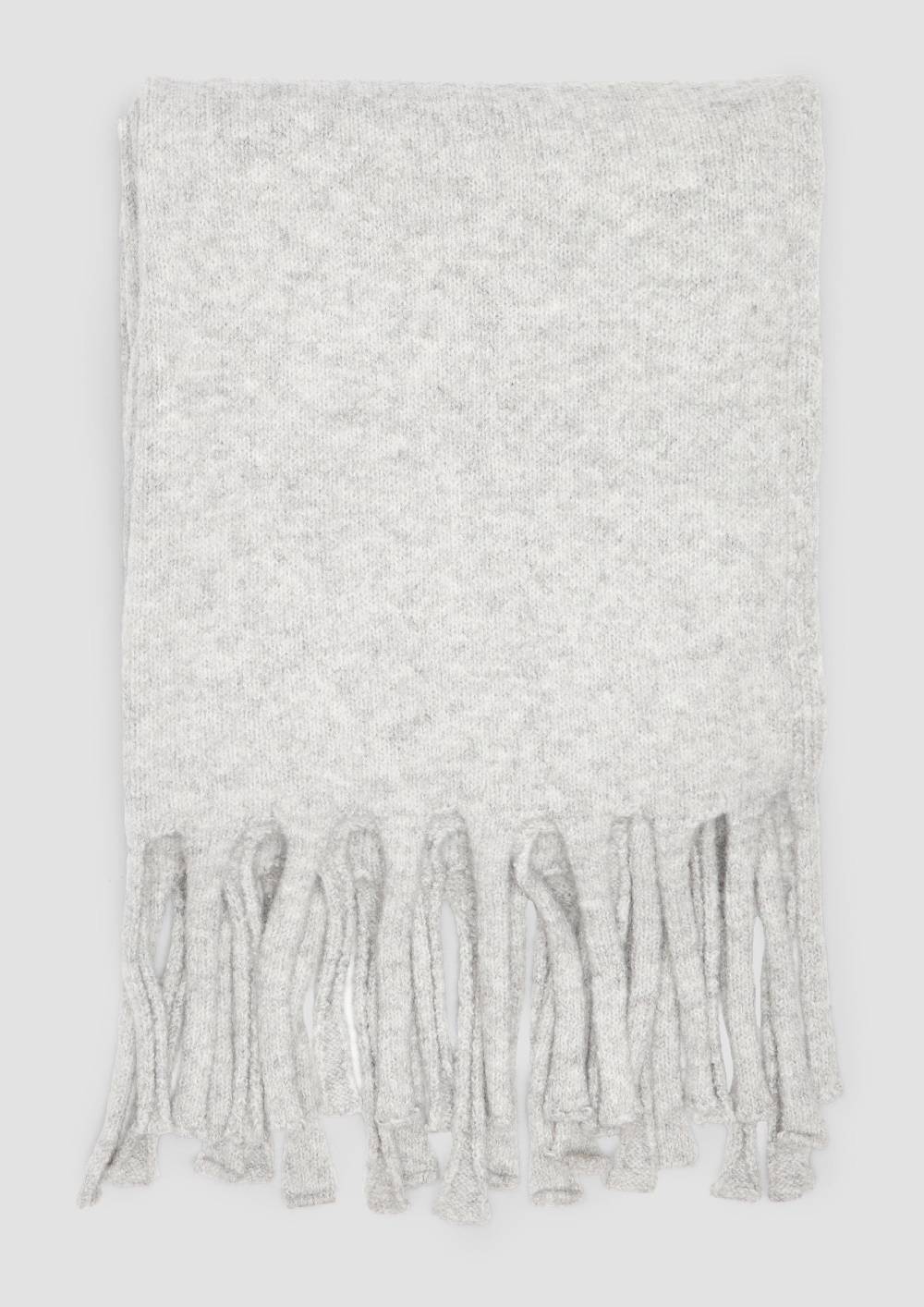 s.Oliver Gestrickter Schal mit Fransen Weihnachtsangebot