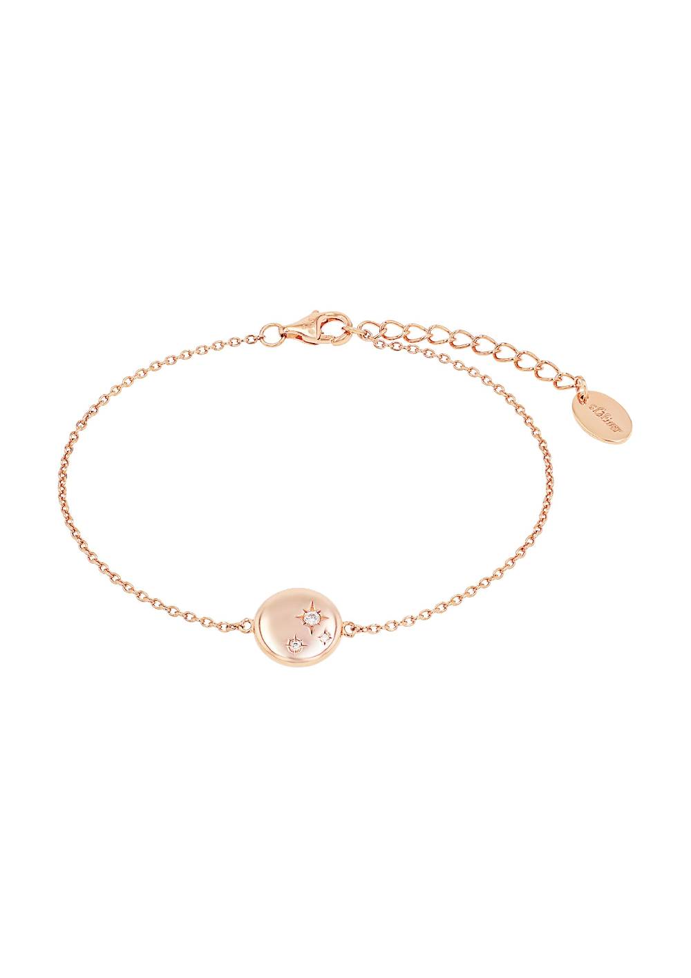 s.Oliver rosévergoldet Silber-Armband mit Stern-Motiv Riesige Ersparnisse