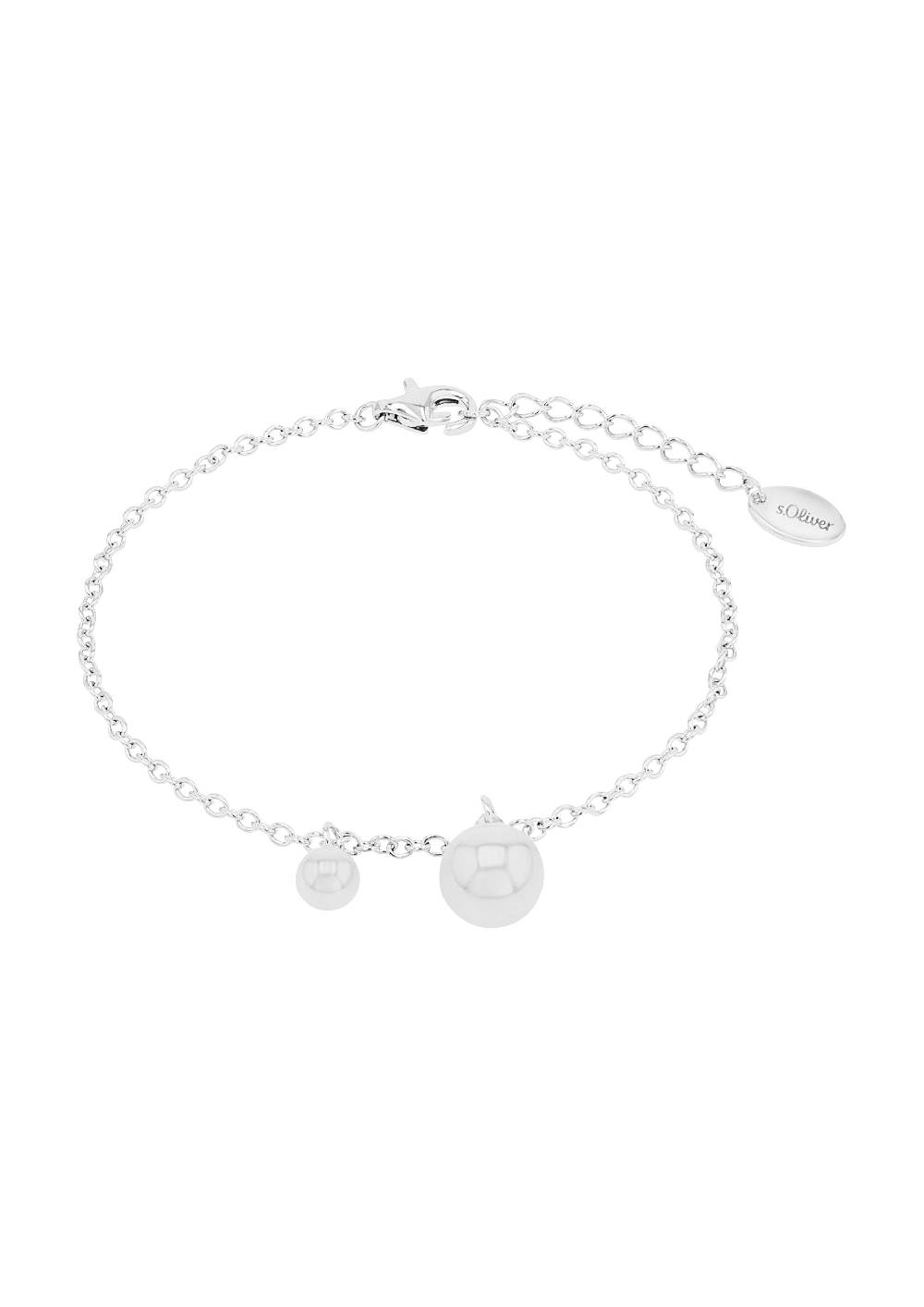 s.Oliver Silber-Armkette mit Zirkonia-Anhängern Wochenangebot