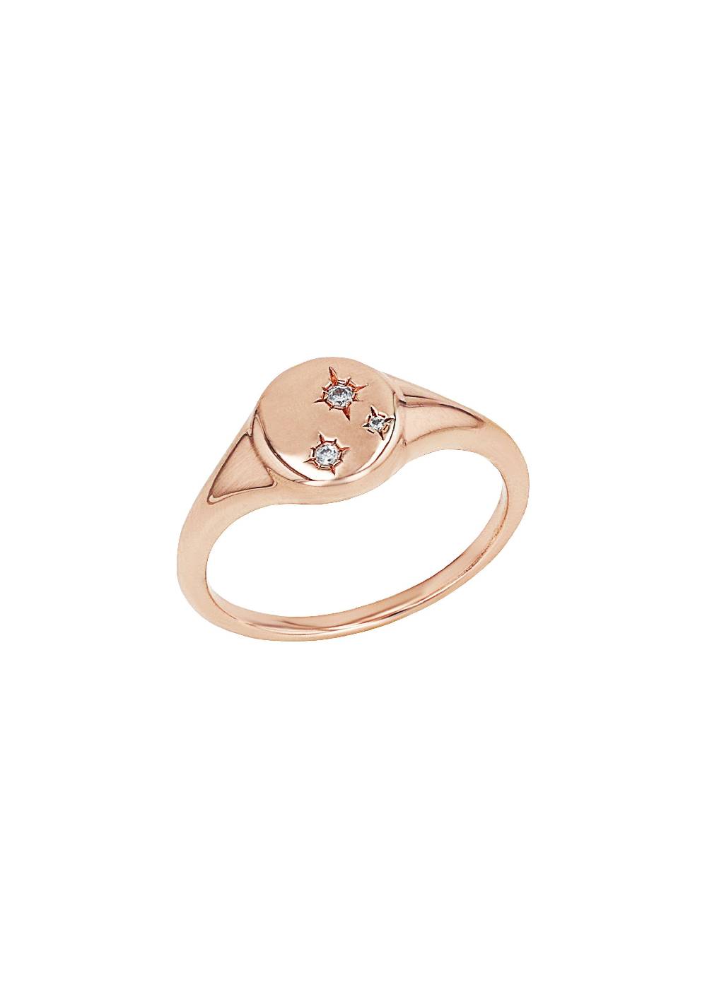 s.Oliver rosévergoldeter Silber-Ring mit Zirkonia-Steinen Begrenzte Freigabe