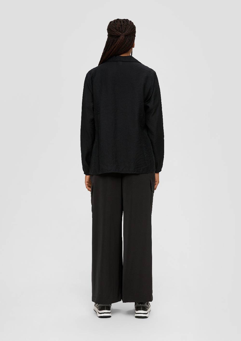 s.Oliver Hemdbluse mit Dobby-Struktur Fabrikladen
