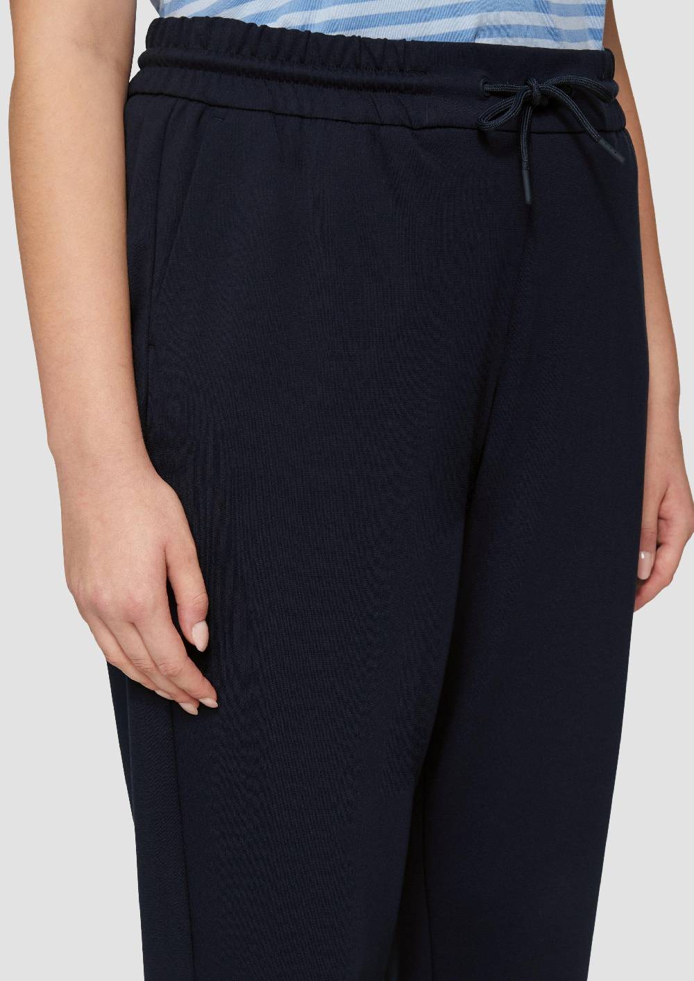 s.Oliver Interlock-Jogg Pants mit Gummizug Im Verkauf