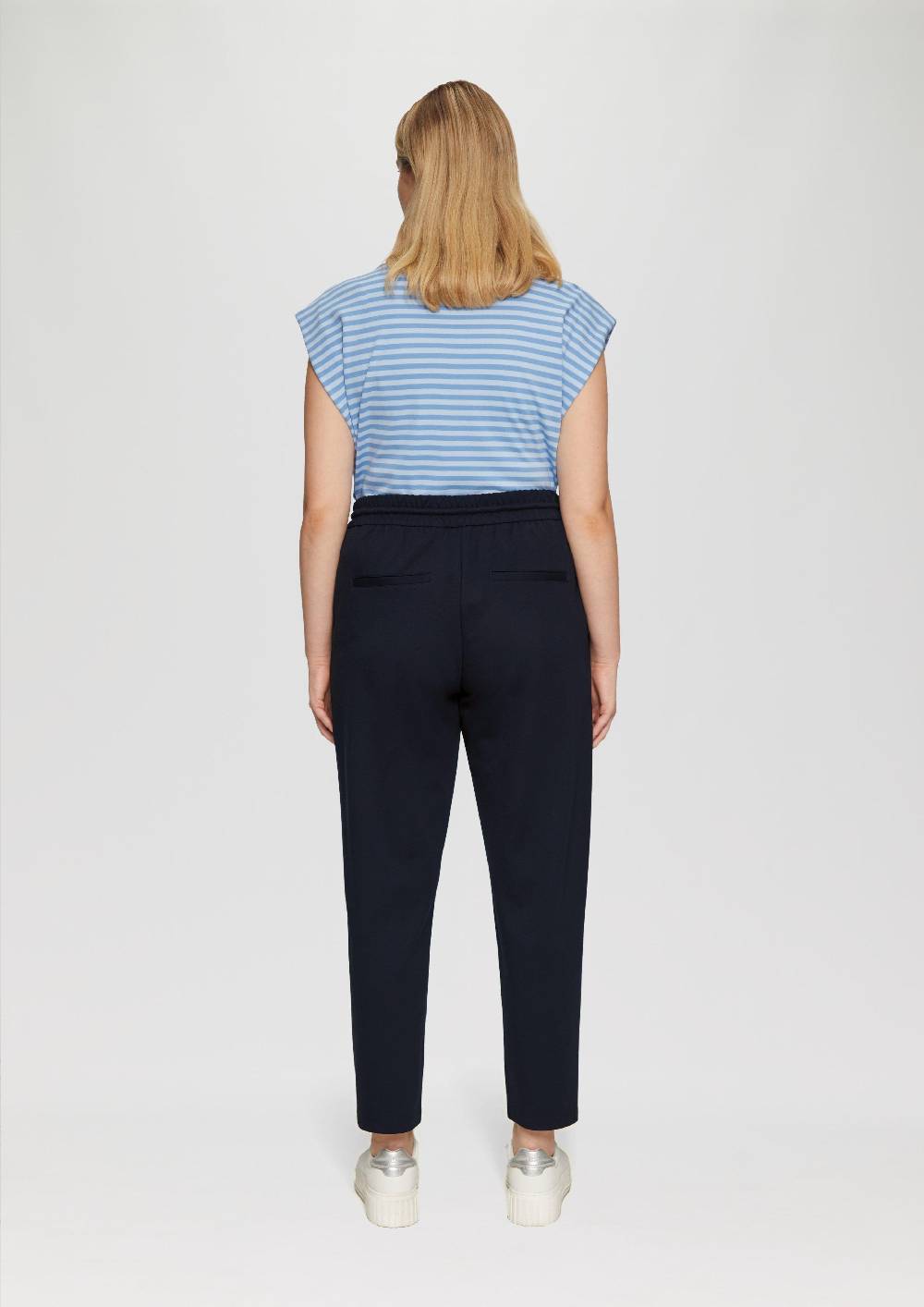 s.Oliver Interlock-Jogg Pants mit Gummizug Im Verkauf
