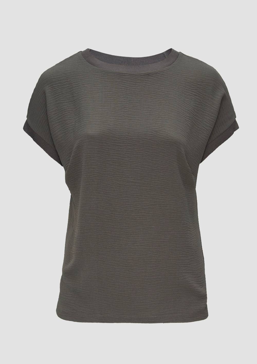 s.Oliver Materialmix-T-Shirt im Loose Fit zollfrei