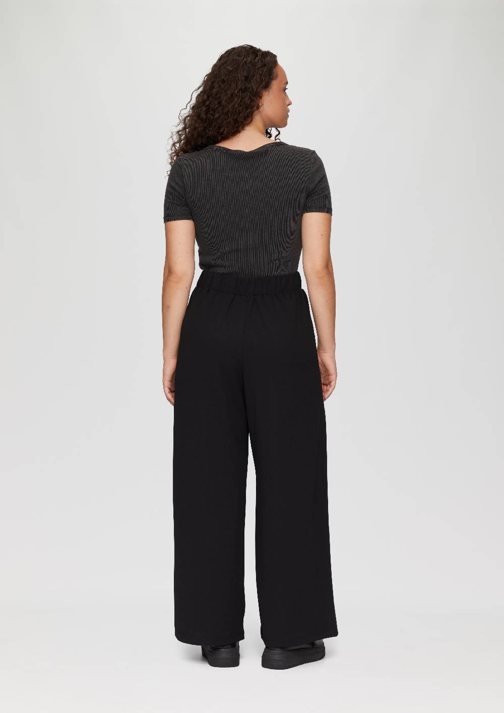 s.Oliver Crêpe-Hose im Relaxed Fit mit Wide Leg Online