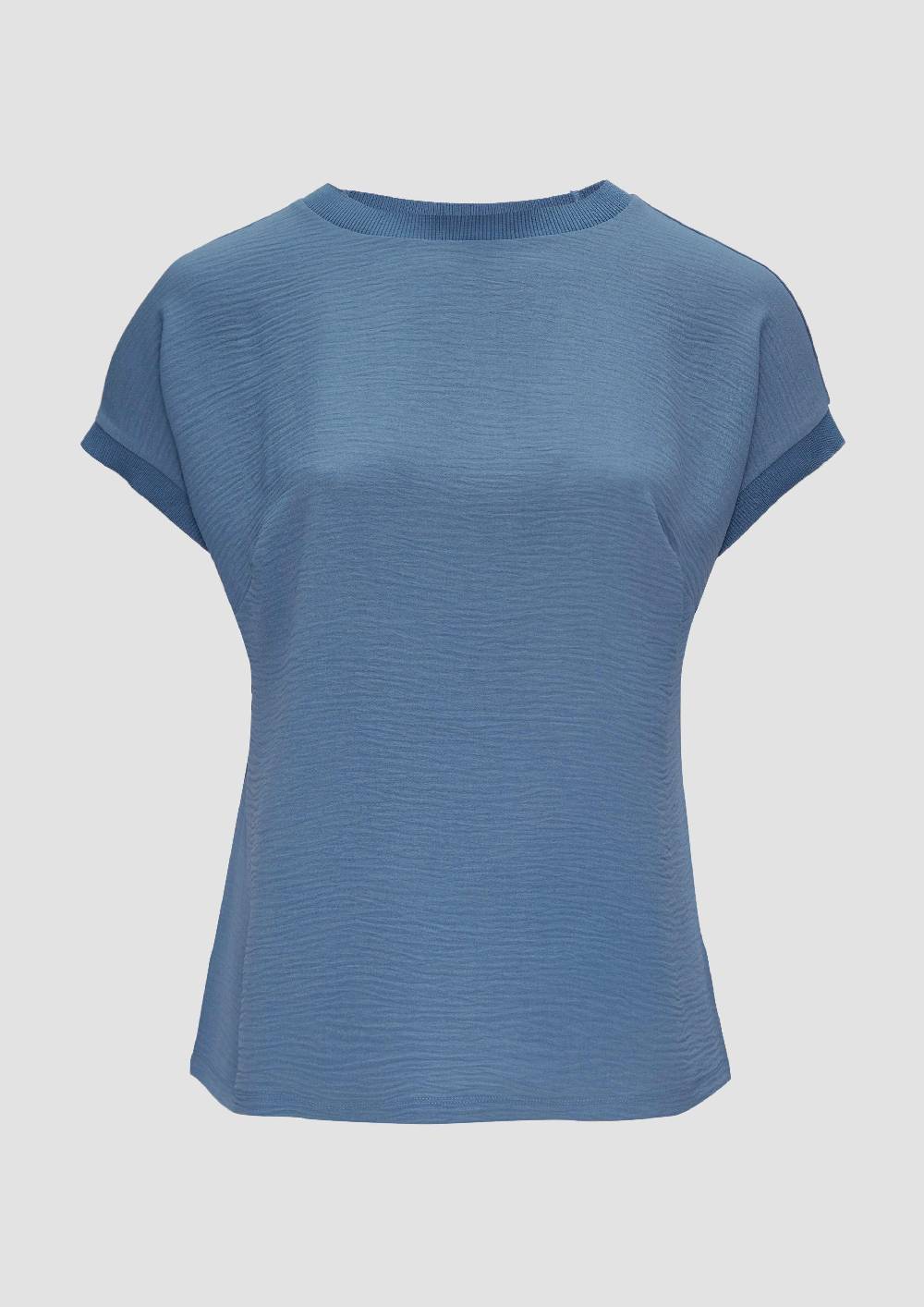 s.Oliver Materialmix-T-Shirt im Loose Fit Schlussverkauf
