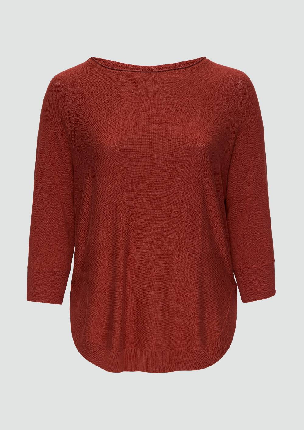 s.Oliver Viskosemix-Pullover mit Fledermausärmeln Limitierter Zeitrabatt