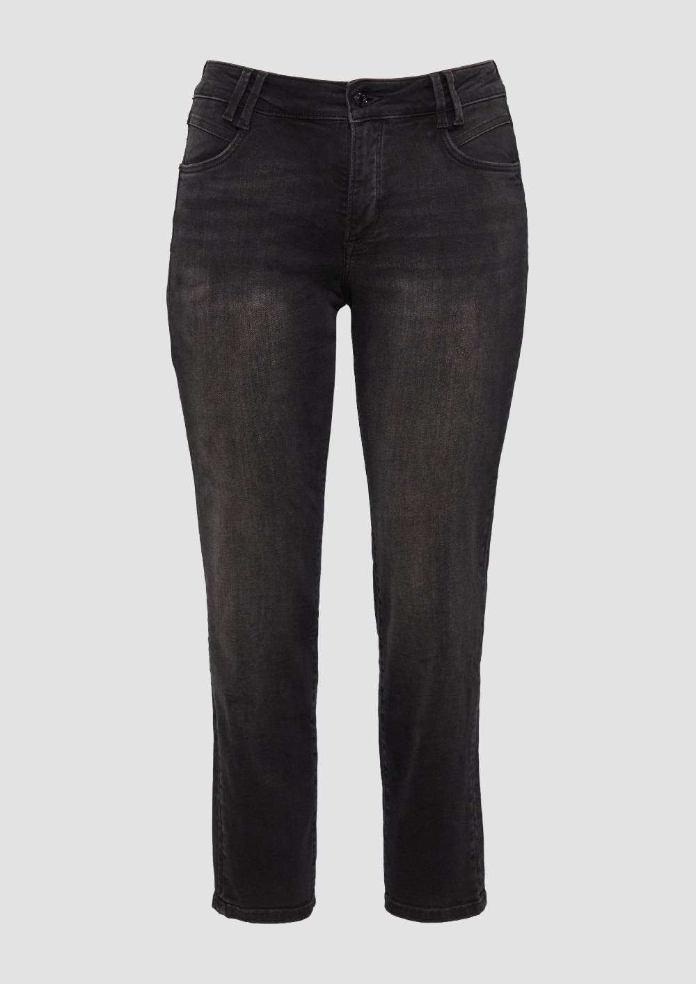 s.Oliver Jeans / Curvy Fit / Mid Rise / Semi Wide Leg Sonderangebot