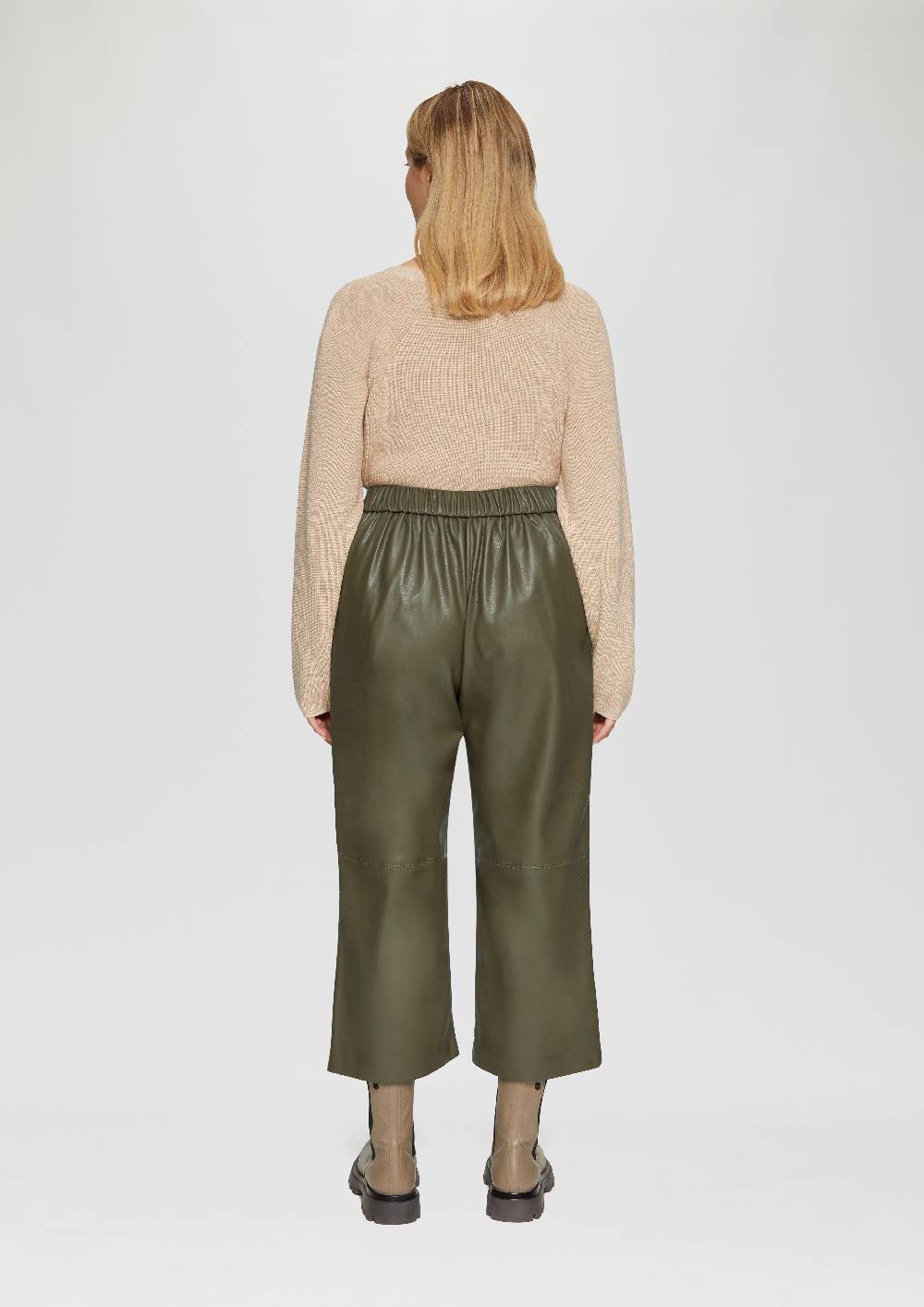 s.Oliver Culotte aus Lederimitat mit Nahtdetails Vatertagsangebot