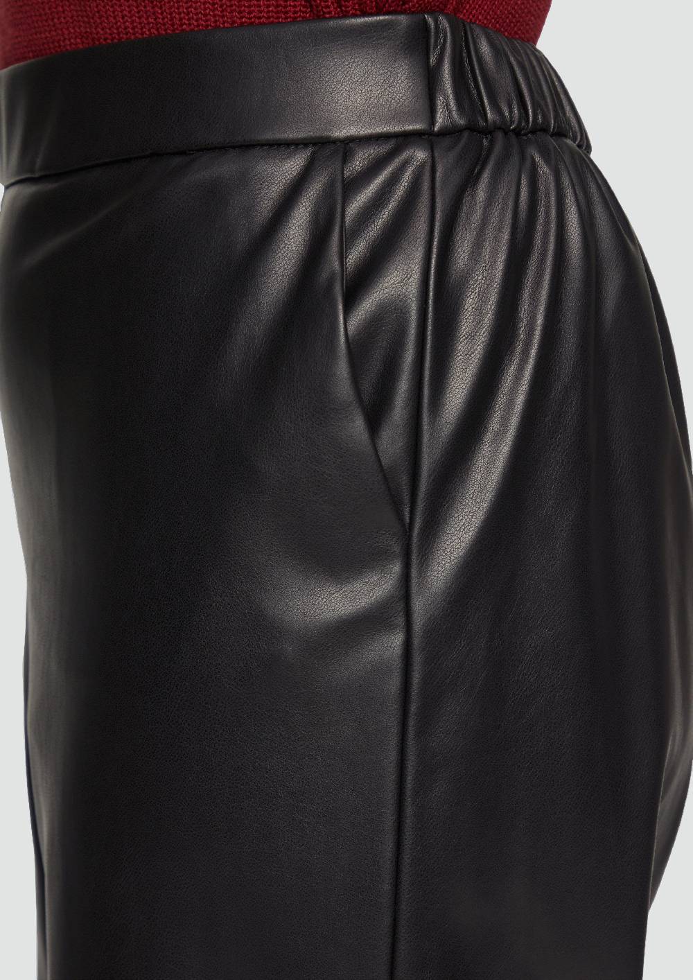s.Oliver Culotte aus Lederimitat mit Nahtdetails Zeitlich begrenztes Angebot