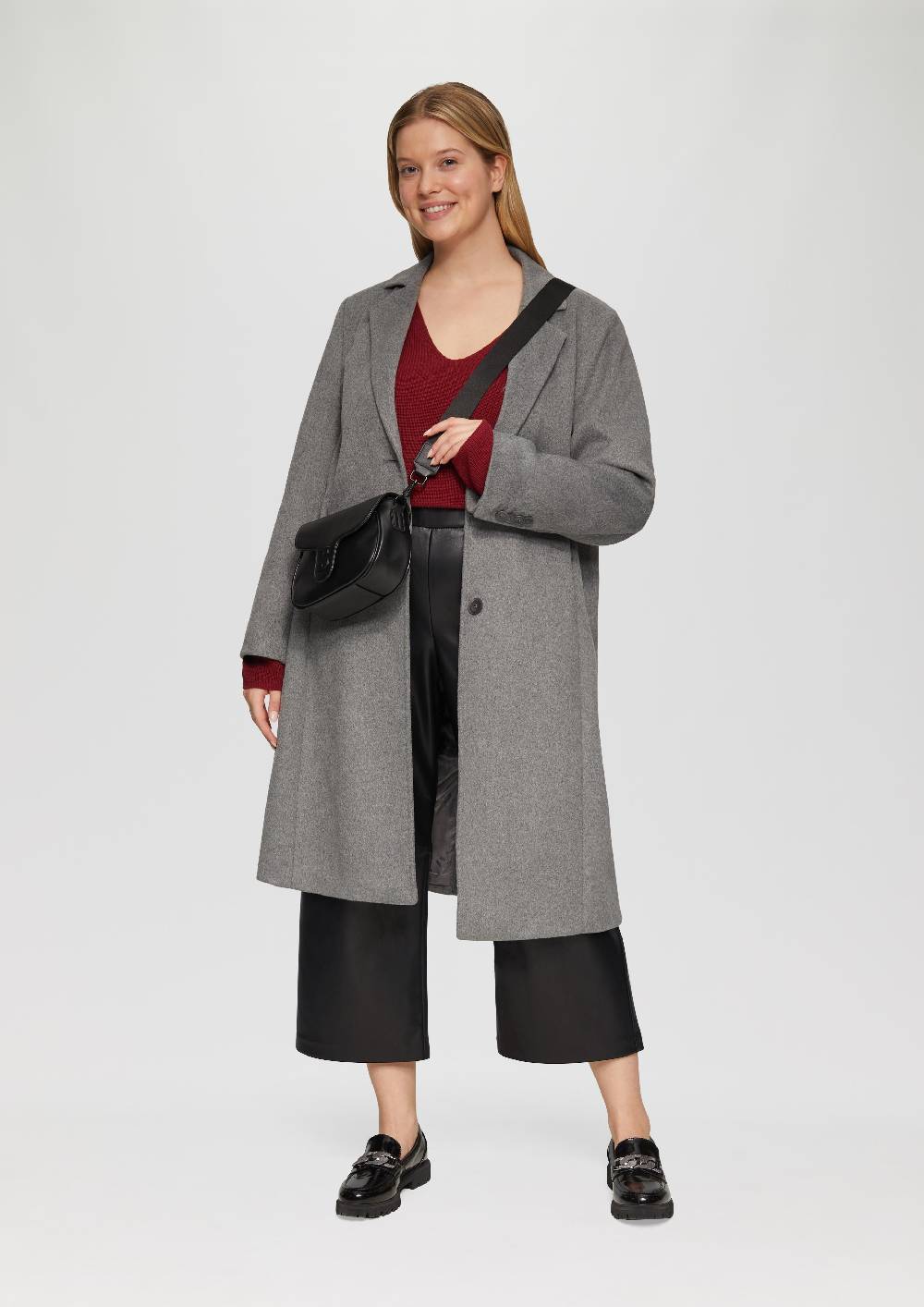 s.Oliver Culotte aus Lederimitat mit Nahtdetails Zeitlich begrenztes Angebot