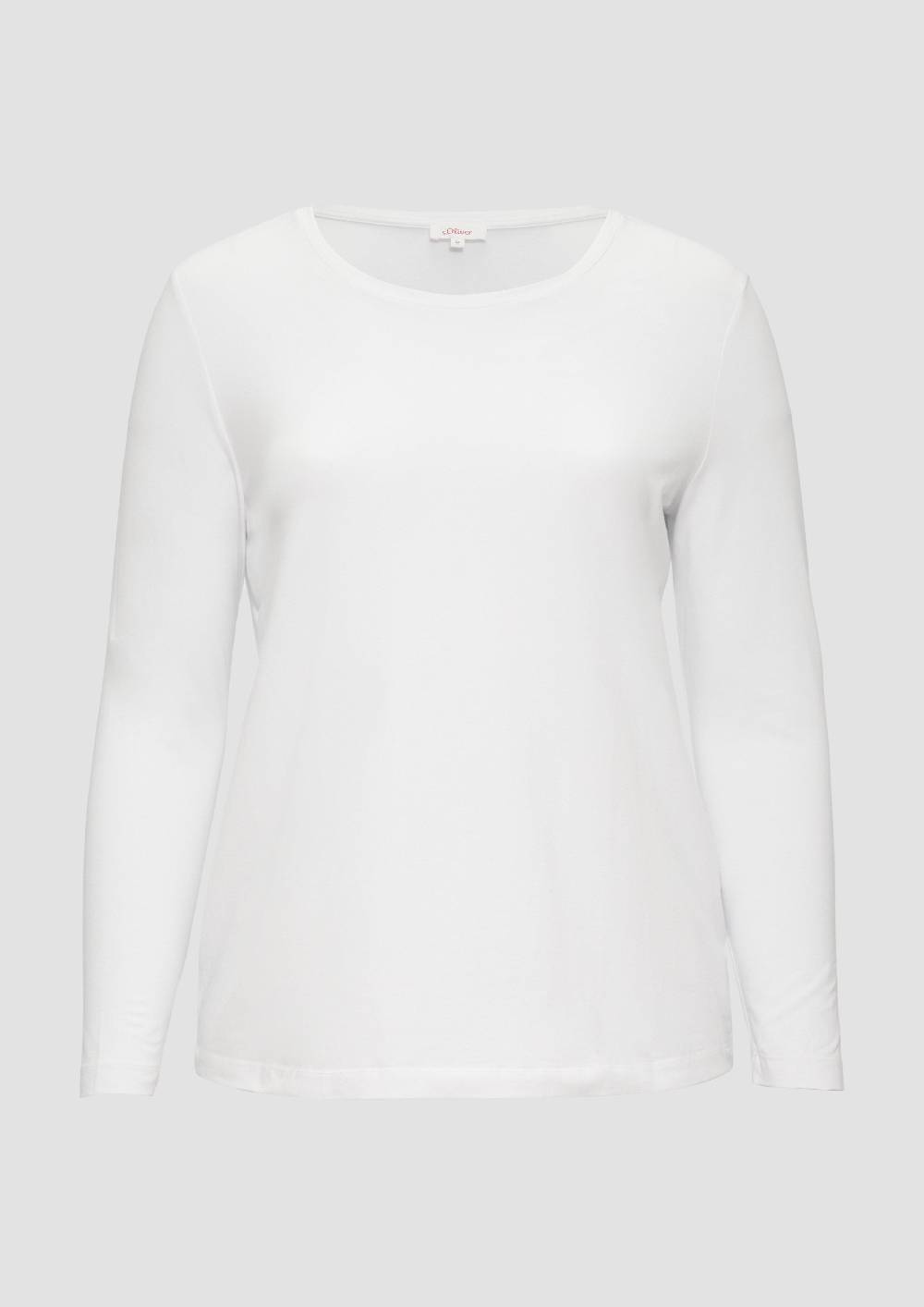 s.Oliver Longsleeve aus Baumwollstretch Exklusive Angebote