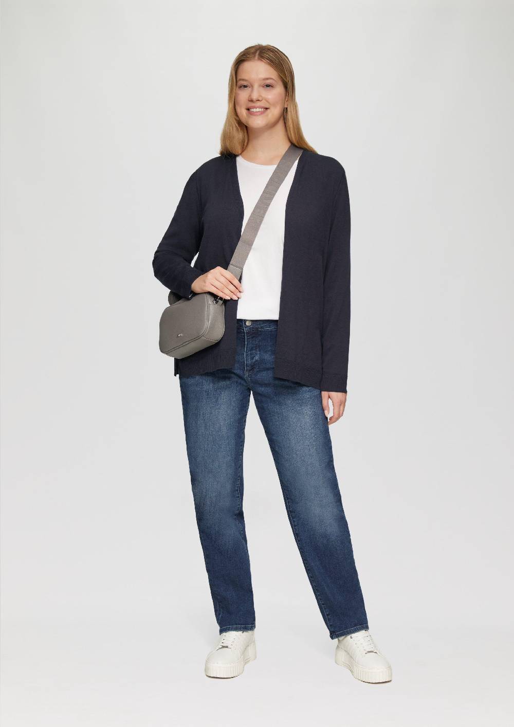 s.Oliver Cardigan aus Viskose-Baumwollmix Neuheiten