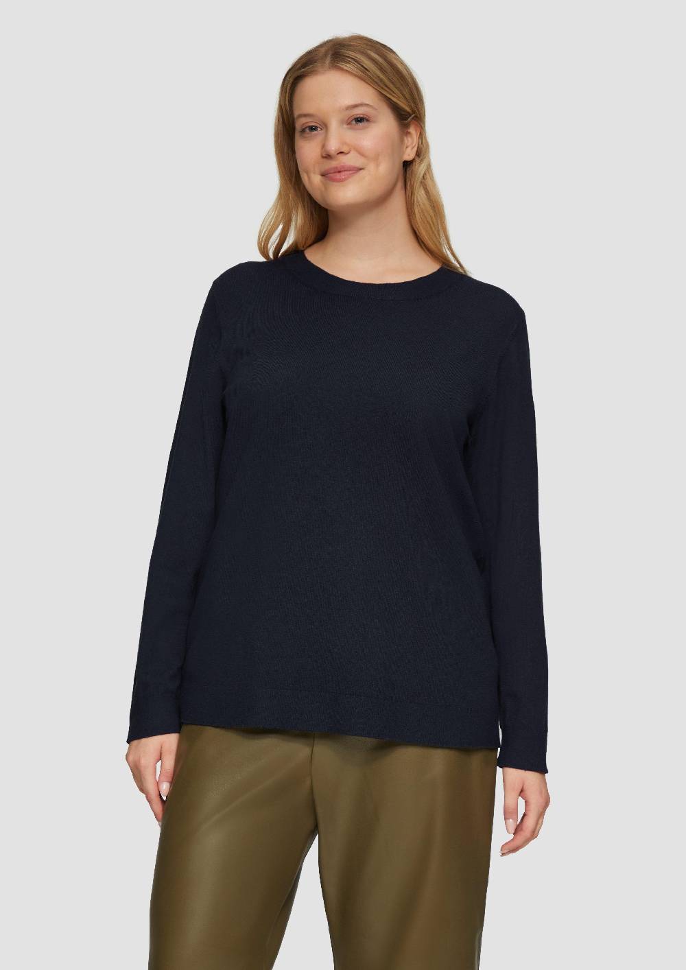 s.Oliver Strickpullover mit Rundhalsausschnitt Kauf eins, bekomm eins gratis