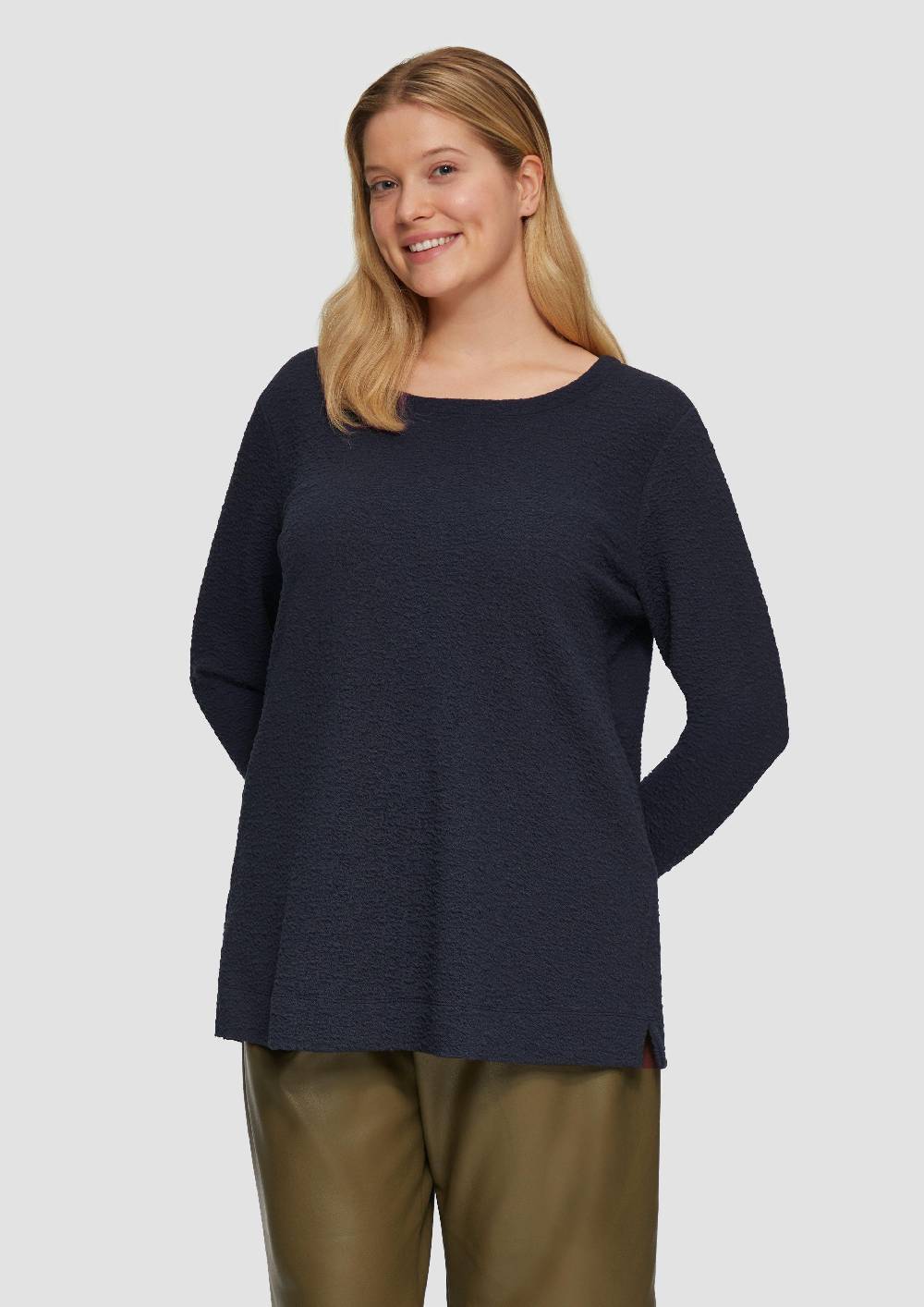 s.Oliver Sweatshirt aus Jacquard Sonderangebote