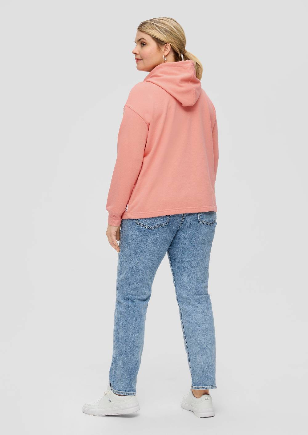 s.Oliver Kapuzensweatshirt mit überschnittener Schulter Tiefpreis