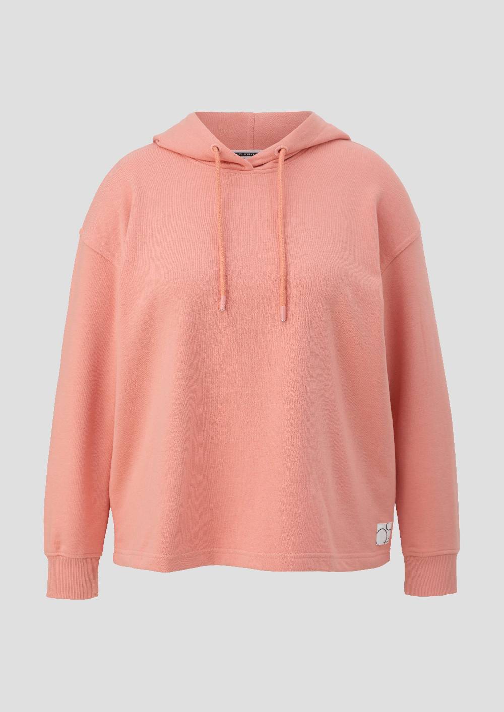 s.Oliver Kapuzensweatshirt mit überschnittener Schulter Tiefpreis
