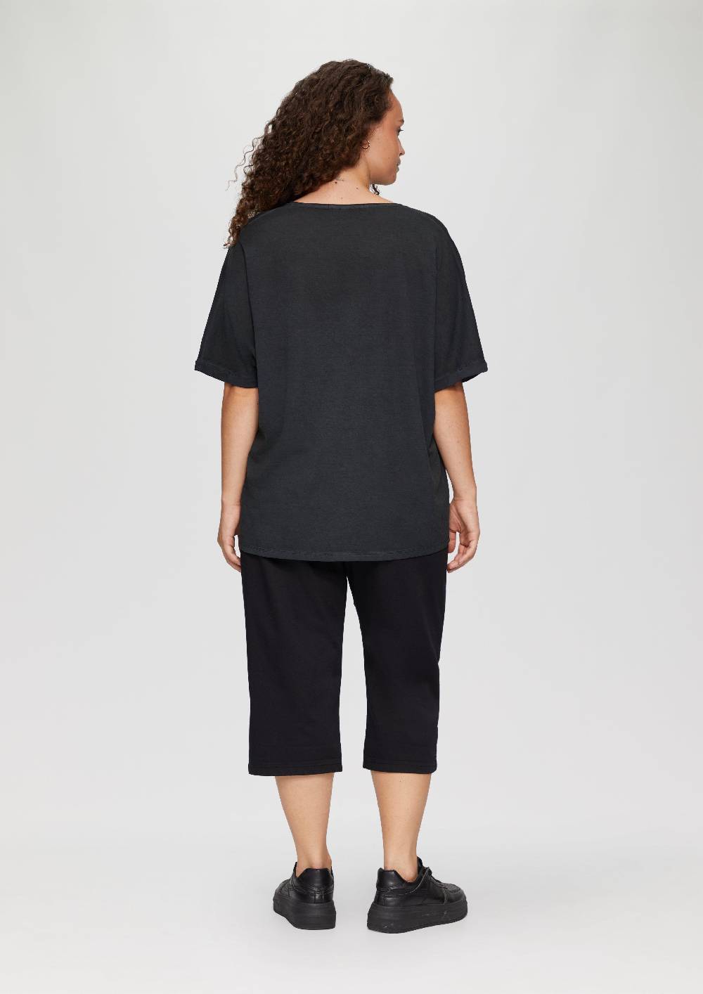 s.Oliver Oversize-Shirt mit Rundhalsausschnitt und Frontprint Letzte 3 Tage