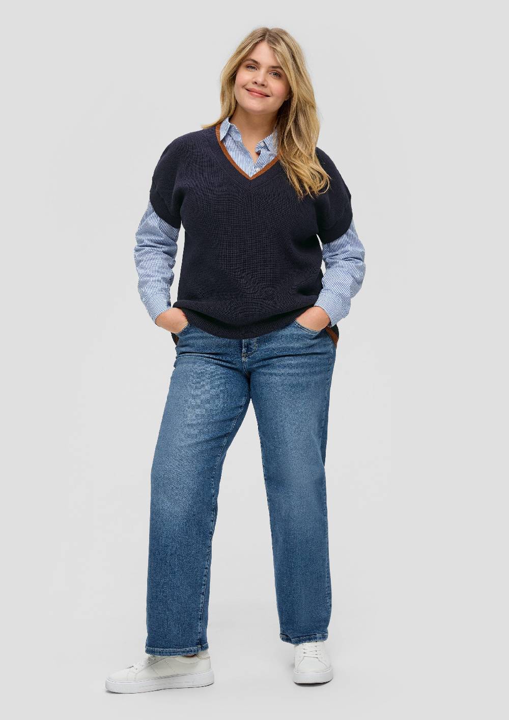 s.Oliver Pullover mit V-Ausschnitt Letzter Tag