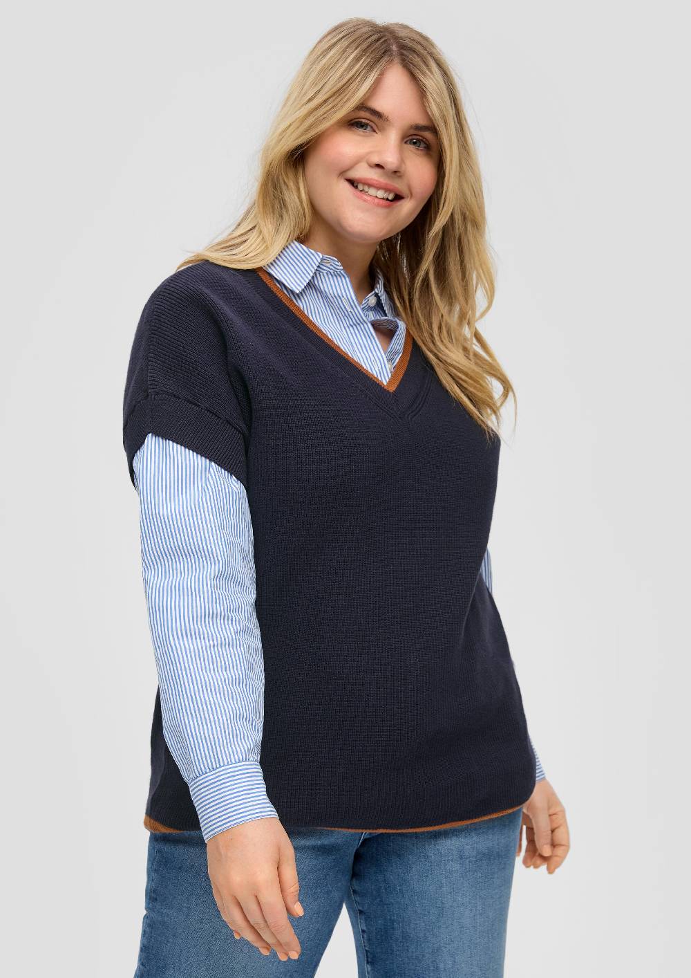 s.Oliver Pullover mit V-Ausschnitt Letzter Tag