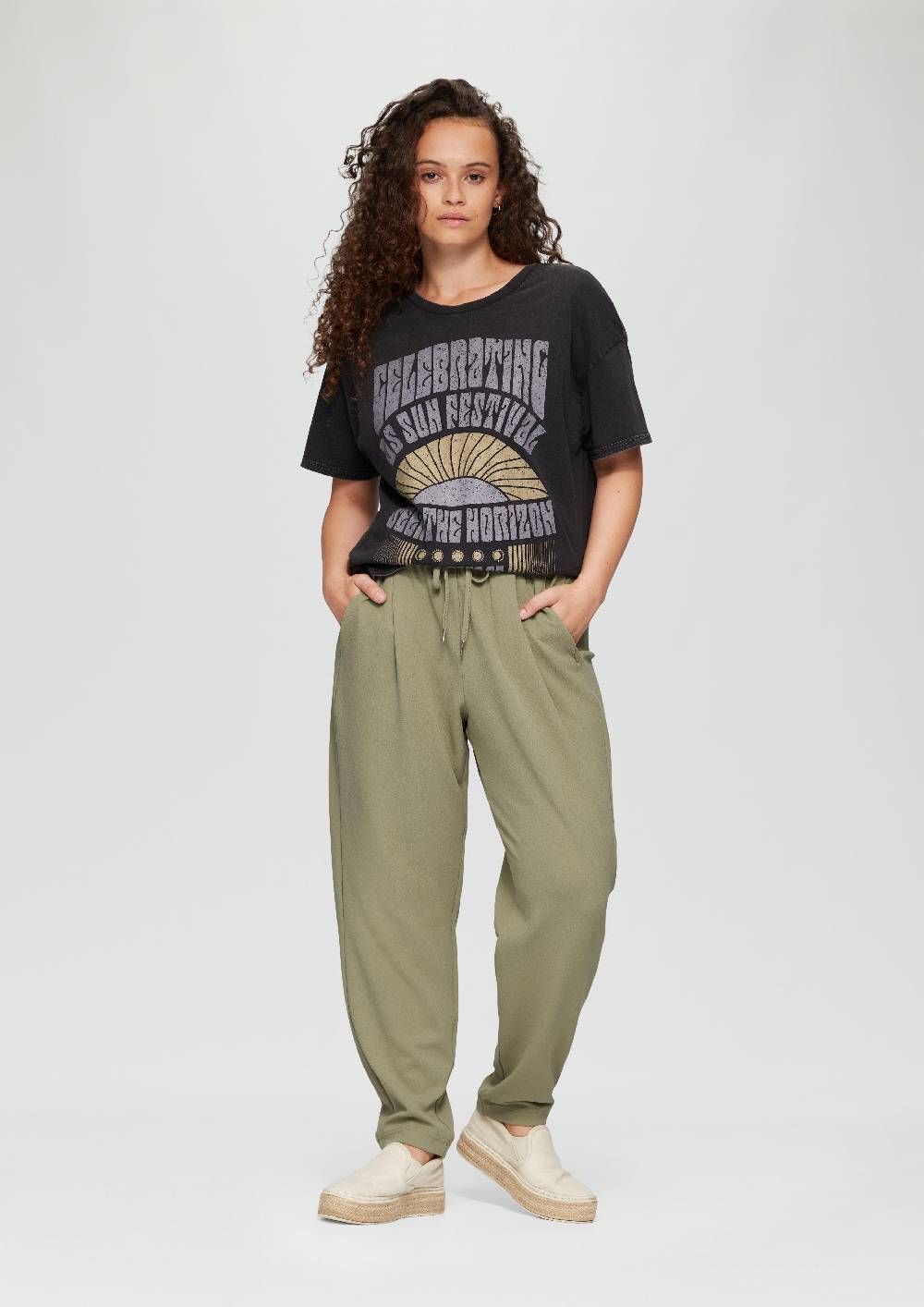 s.Oliver Jogpants aus Interlock-Crêpe Bis zu 65% Rabatt