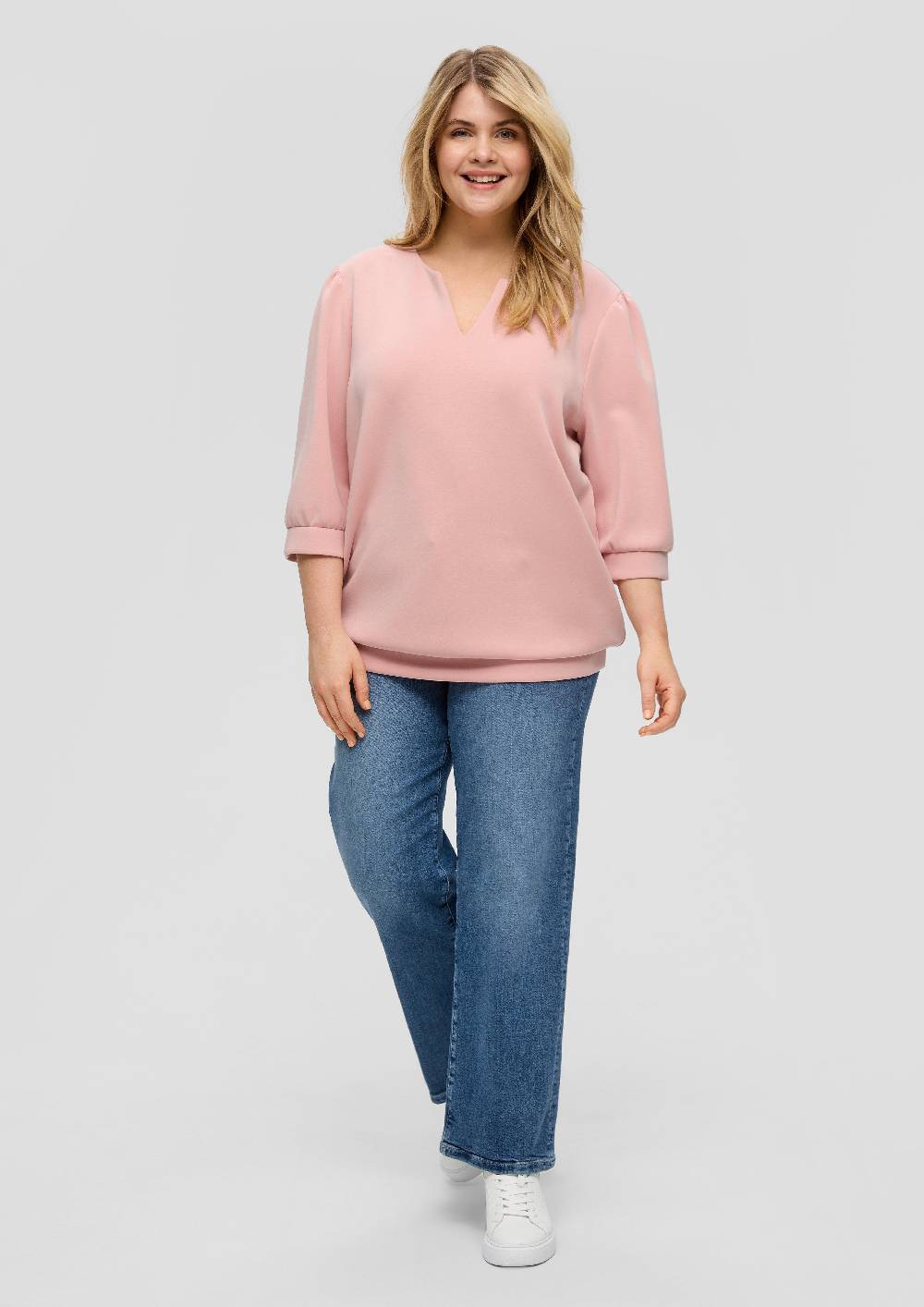 s.Oliver Sweatshirt aus Scuba Sonderangebot der Fabrik