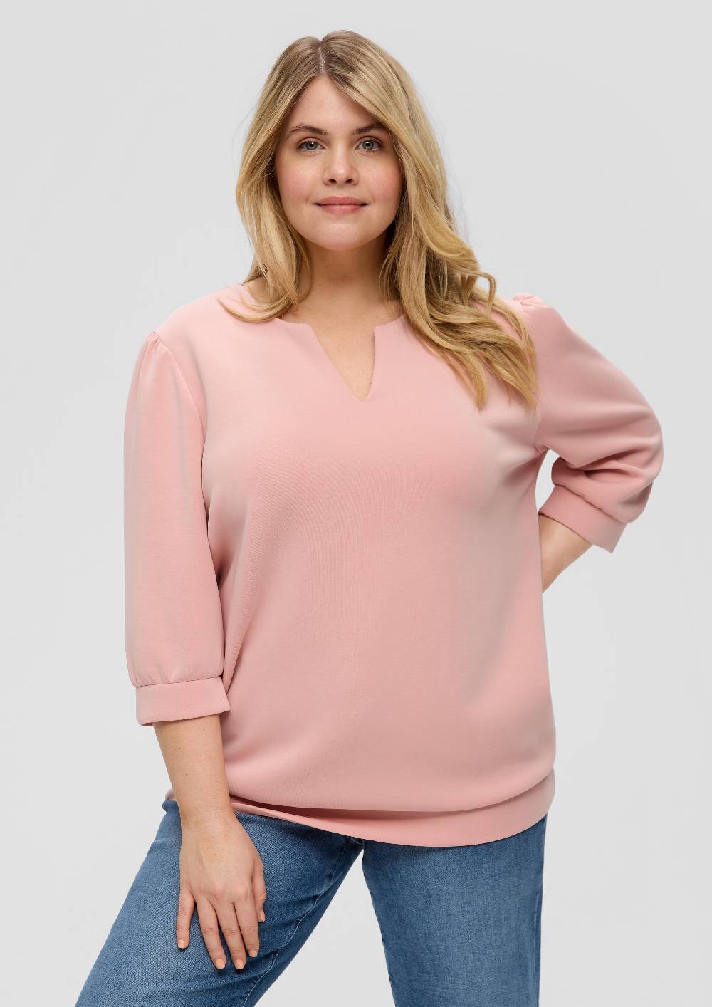 s.Oliver Sweatshirt aus Scuba Sonderangebot der Fabrik