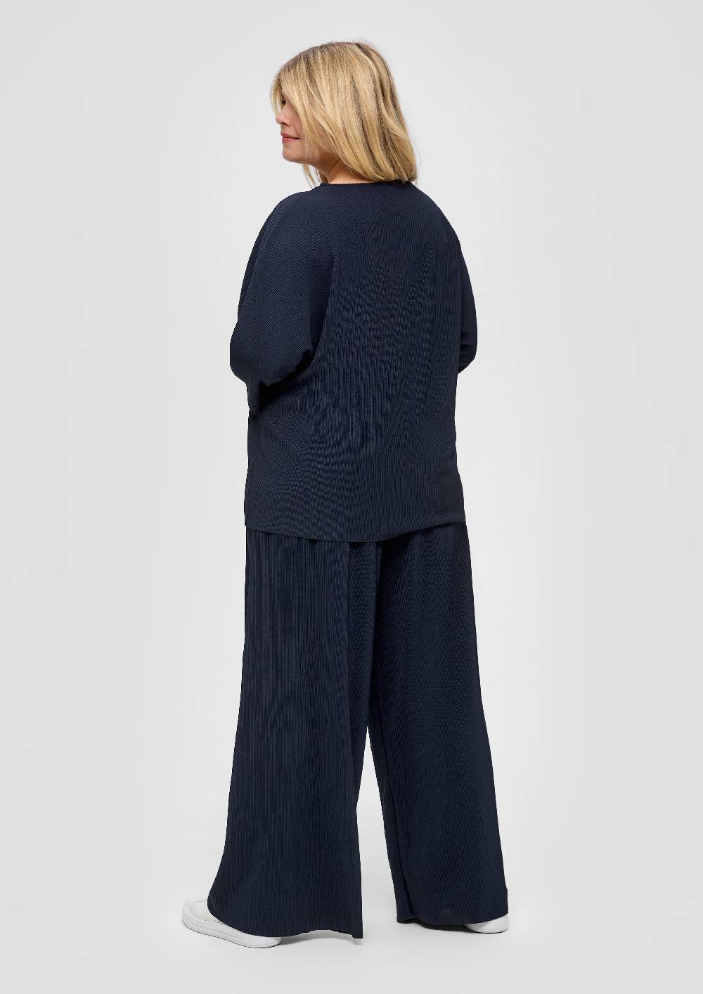 s.Oliver Weite plissierte Hose aus Jersey Bis zu 55% Rabatt