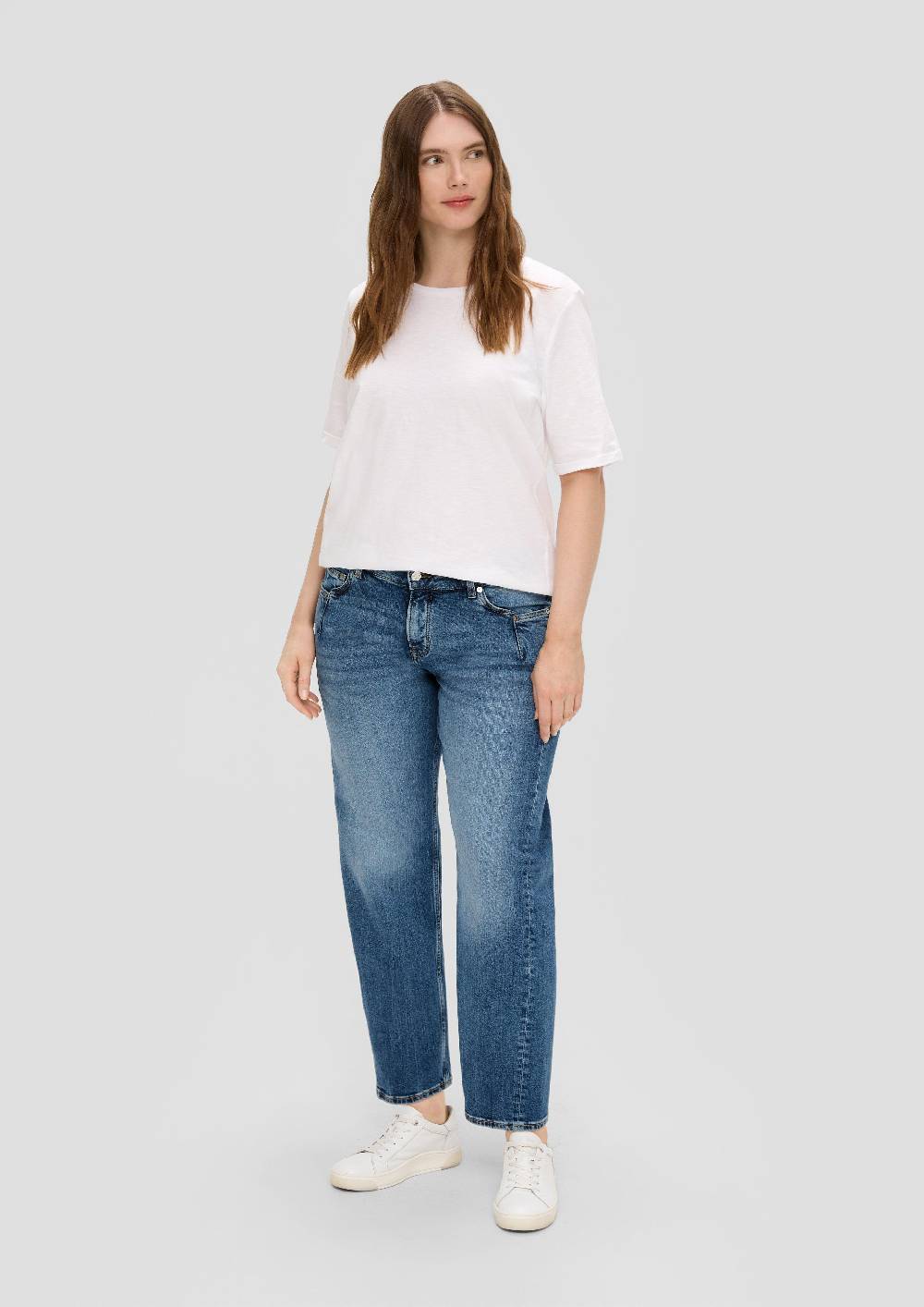 s.Oliver Curvy Jeans / Regular Fit / Mid Rise / Semi-Wide Leg Nur noch ein Tag übrig