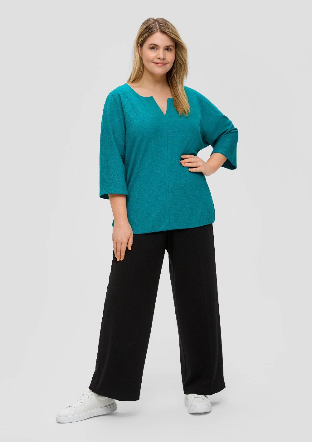 s.Oliver O-Shape-Bluse mit bequemem Gummizug Super Rabatt