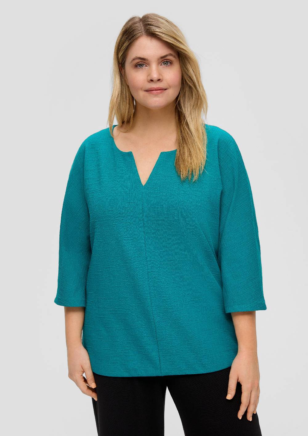 s.Oliver O-Shape-Bluse mit bequemem Gummizug Super Rabatt
