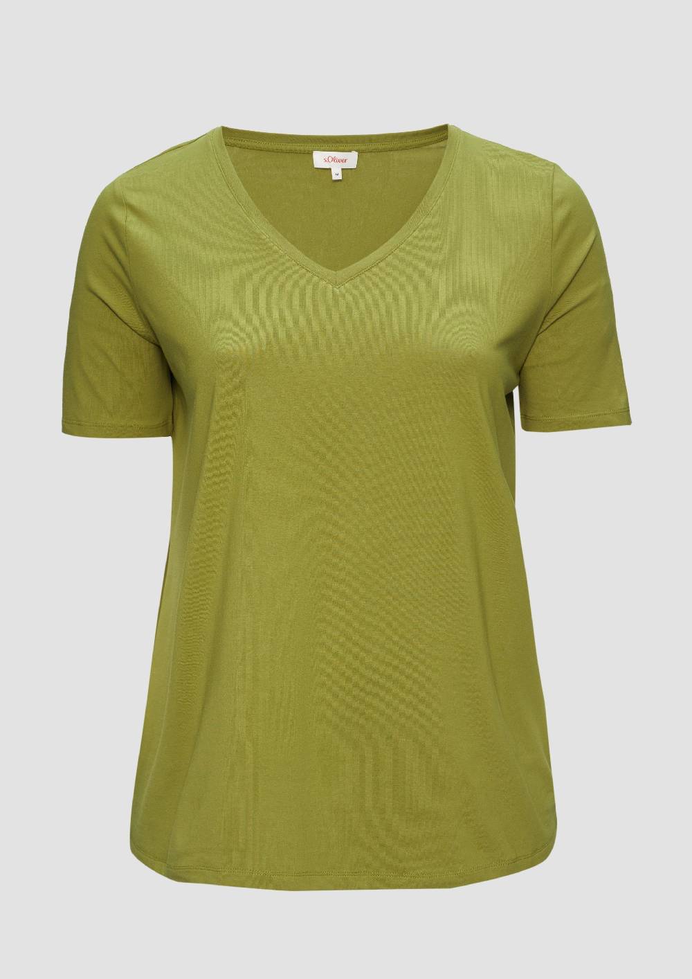 s.Oliver T-Shirt mit V-Ausschnitt Fabrikladen