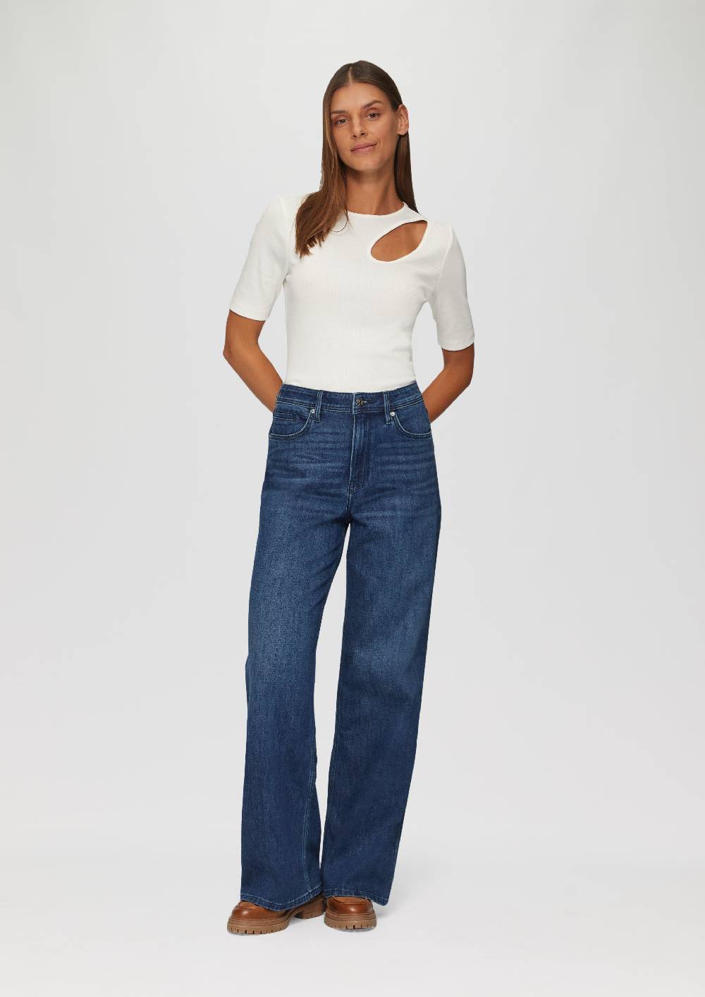 s.Oliver Jeans Suri / Regular Fit / High Rise / Wide Leg Online